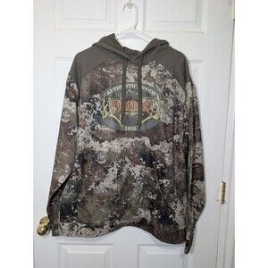 RedHead Men's TrueTimber Strata Camo Performance Fleece Hoodie Size L
